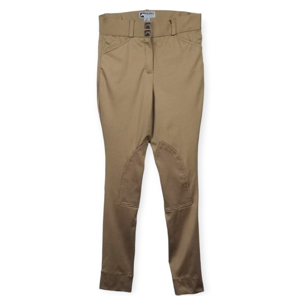 Dover Saddlery Riding Sport Girls’ Jodhpur Tan Size 12